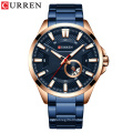 CURREN 8372 Men's Watch Quartz Watches Business Wristwatches Gold Luxury Watches Stainless Steel Relogio Masculino